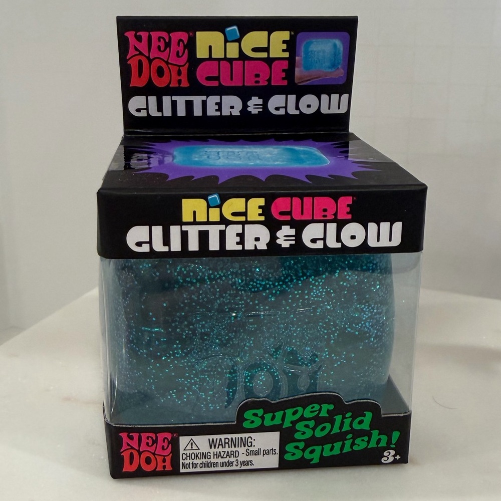 Needoh Glitter and Glow squishy toy